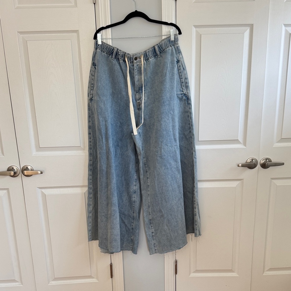 We The Free Light Blue Wide Leg Jeans